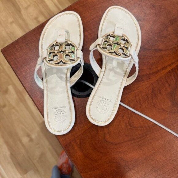 Tory Burch Metal Miller Flats - Picture 2 of 6